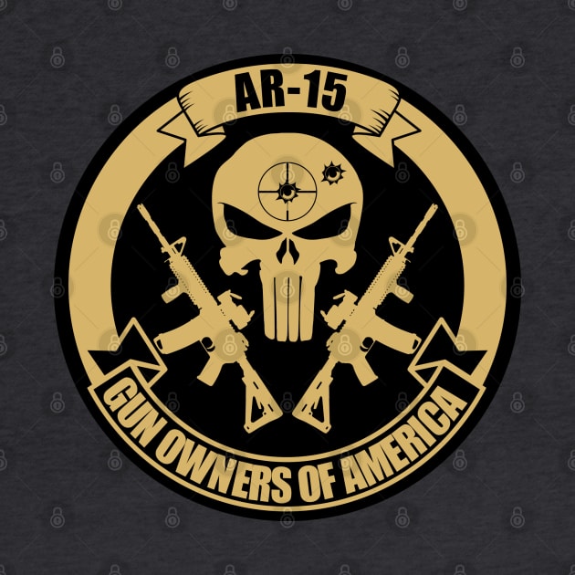 AR-15 Gun Owners of America by  The best hard hat stickers 